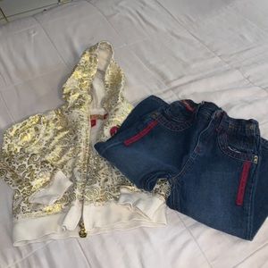 Apple Bottoms 2 piece toddler girl set